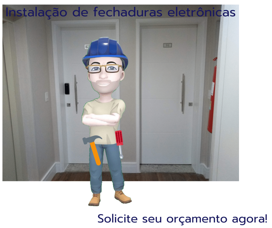 Instalação de fechaduras eletrônicas